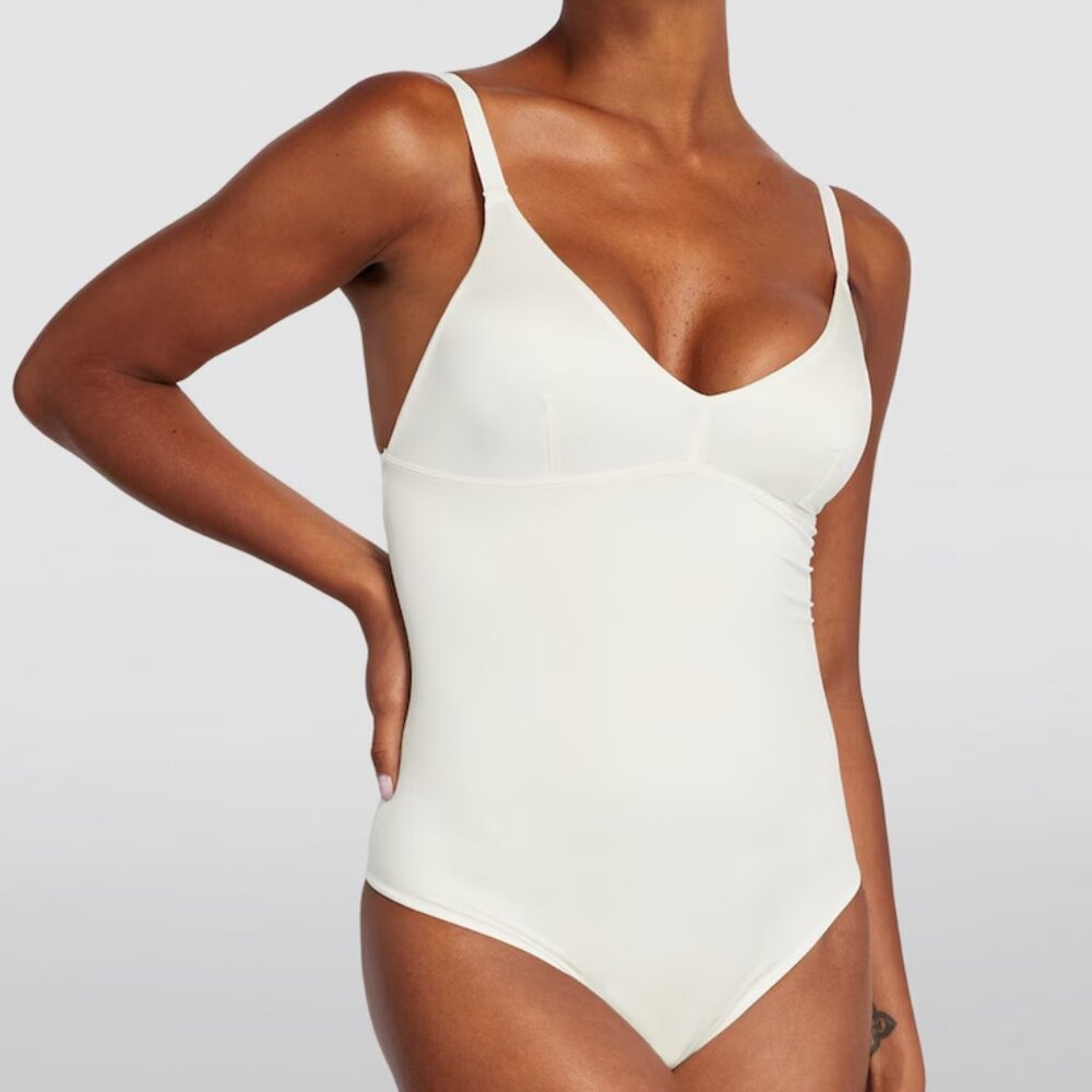 SPANX "Shaping Satin" thong Bodysuit